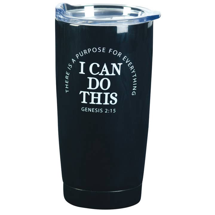 Tumbler I Can Do This Black 20 oz for wholesale by Dicksons
