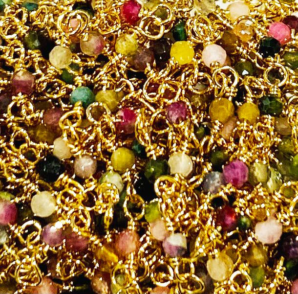 Sophie Deschamps Bijoux – wholesale Pärlarmband – ARMBAND / HALSBAND KEDJA ROSENKRANS PUSHKAR, (B/CCHIND6)3