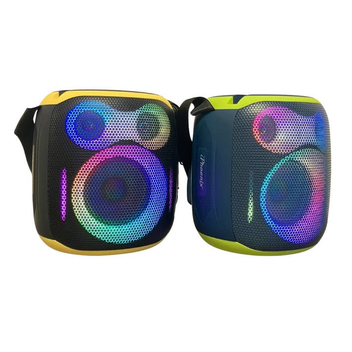 IP-808 Bluetooth Portable Speaker LED Light FM/USB/SD Card for wholesale by iPhoenix Technology Corporation