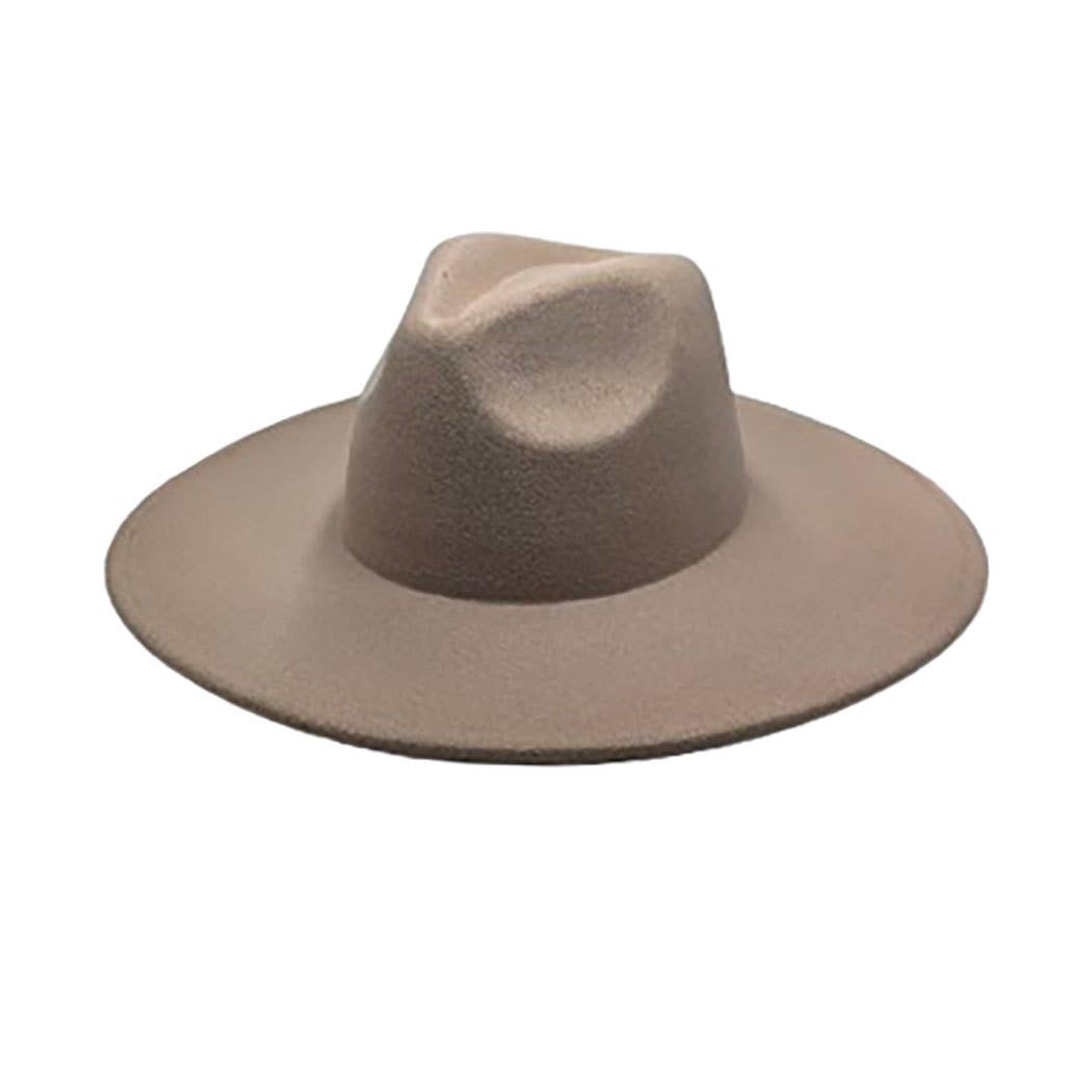 AdornWise - Wholesale Fedora - Women's - Vegan Felt Wide Brim Rancher  Hat17