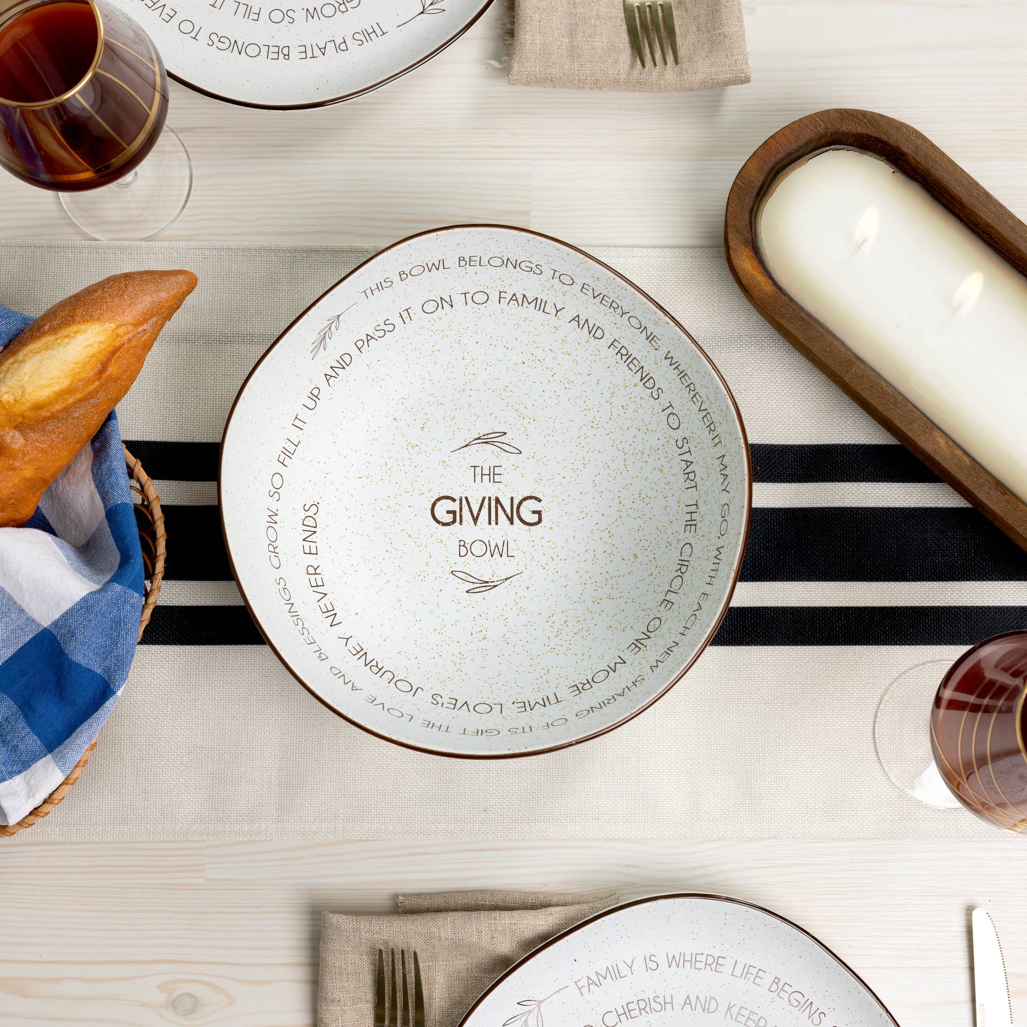 Pavilion - Wholesale Bowl - The Giving Bowl - 10.5" Serving Bowl2