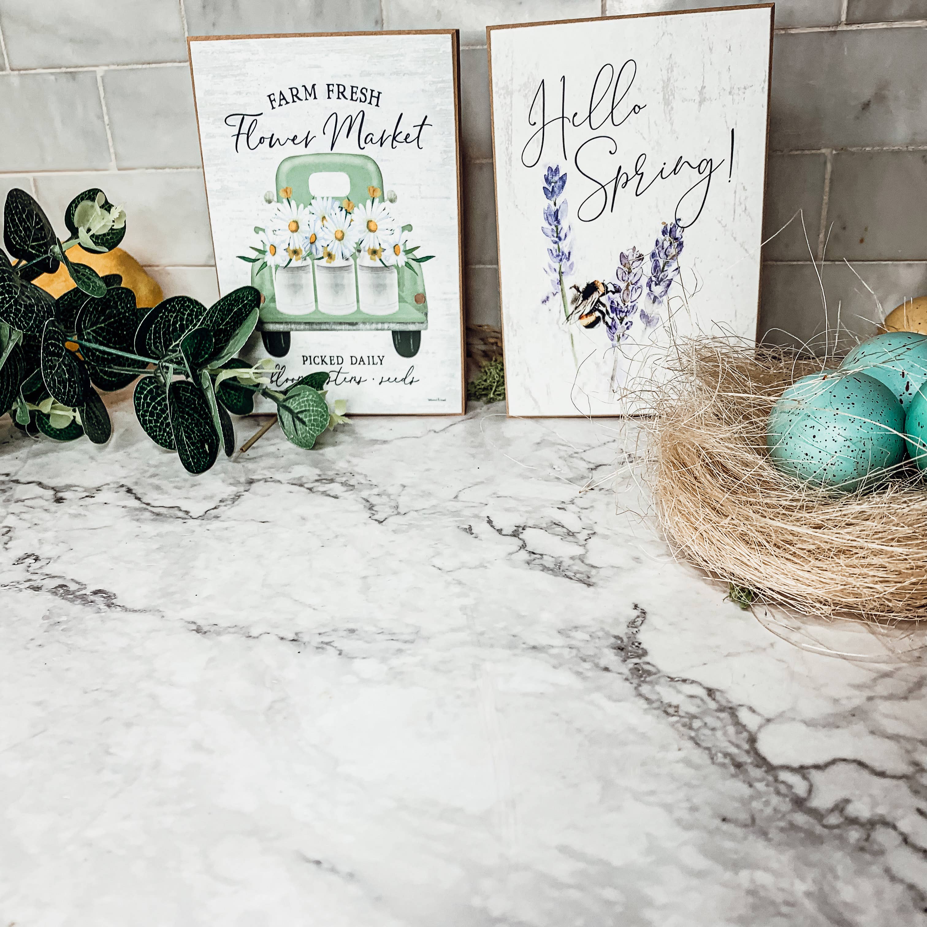 Gia Roma - Wholesale Sign - Easter Home Decor Signs Wooden, Easter Bunny Home Decor26