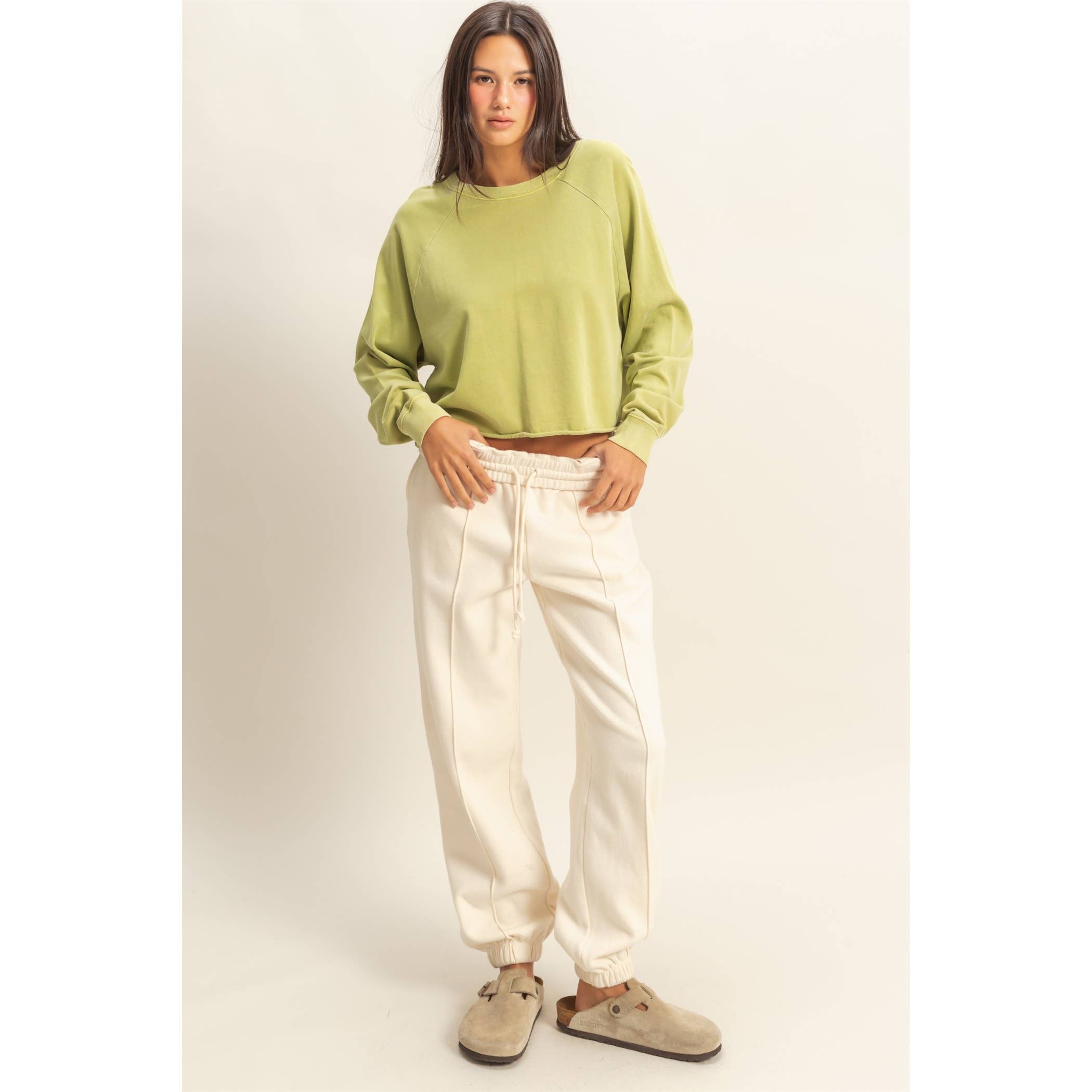 HYFVE - Wholesale Lounge joggingbroek/joggingbroek - Dames - Hoog getailleerde pintuck joggingbroek23