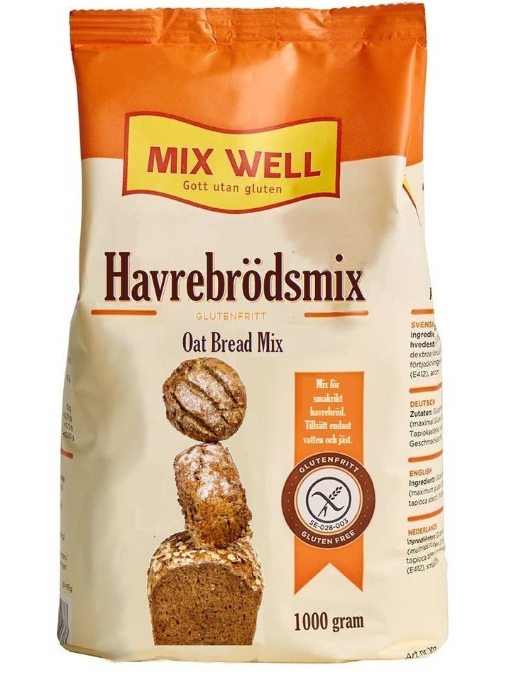 213 Gluten-Free Oatbread Mix for wholesale by MixWell
