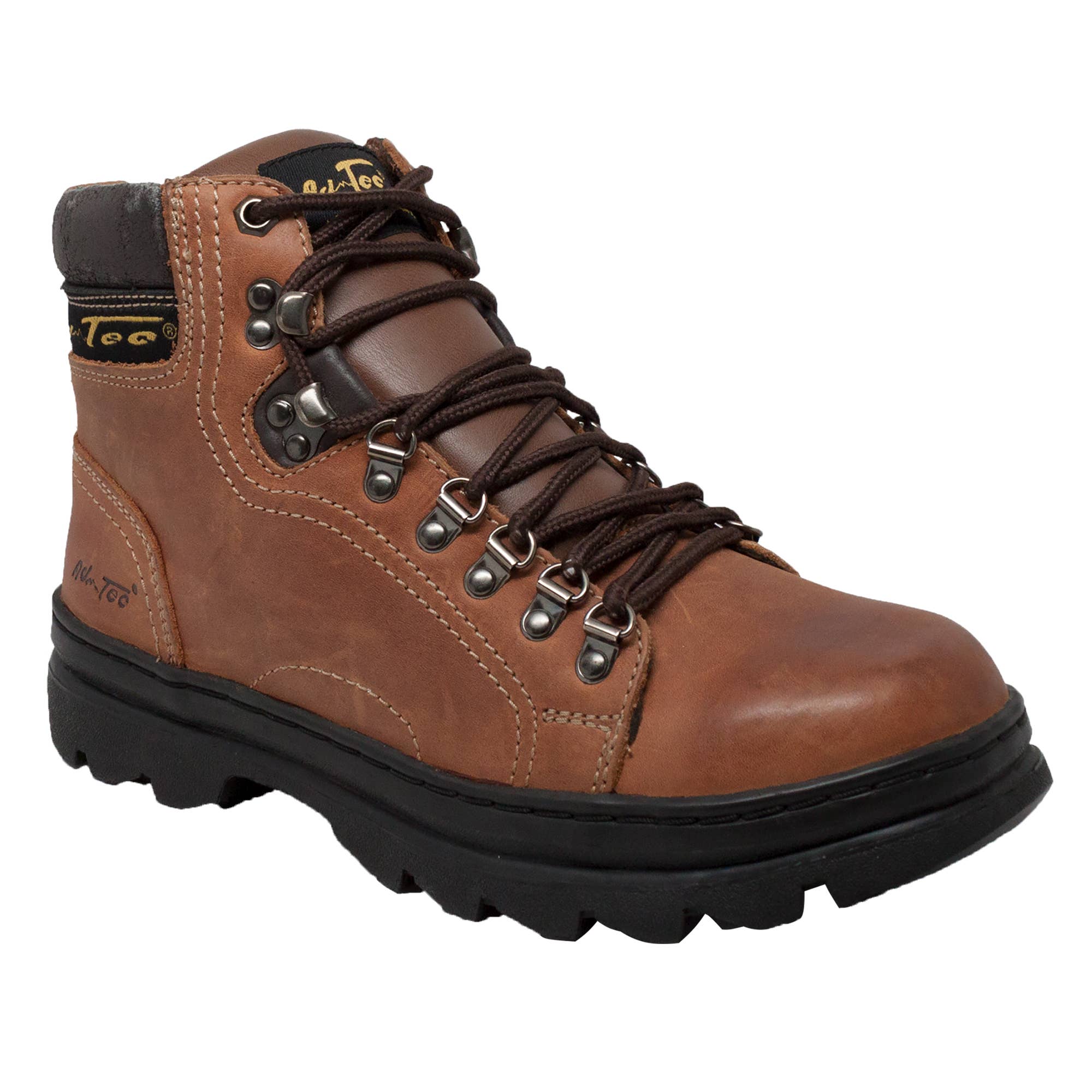 AdTec - Wholesale Hiking Boots - Men's - 1987: Men's 6" Work Boot- Brown [Soft Toe]4