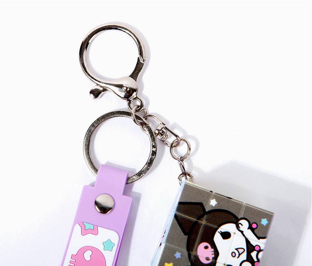 K-Wonderland - Wholesale Keychain - Women's - Sanrio Cube Keyrings: Kuromi, Cinnamoroll, Hello Kitty12