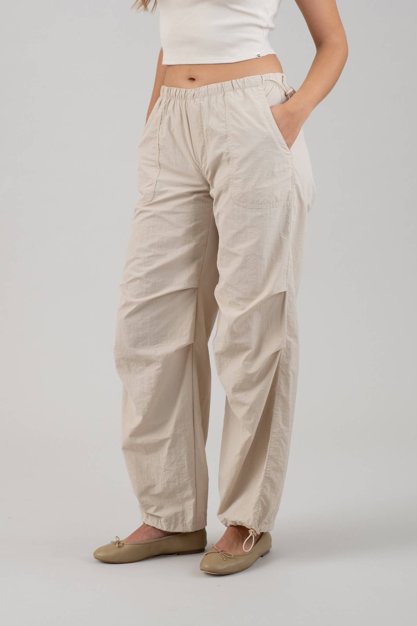The Workshop Studio - Wholesale Pants - Women's - DRAWSTRING PARACHUTE PANTS9