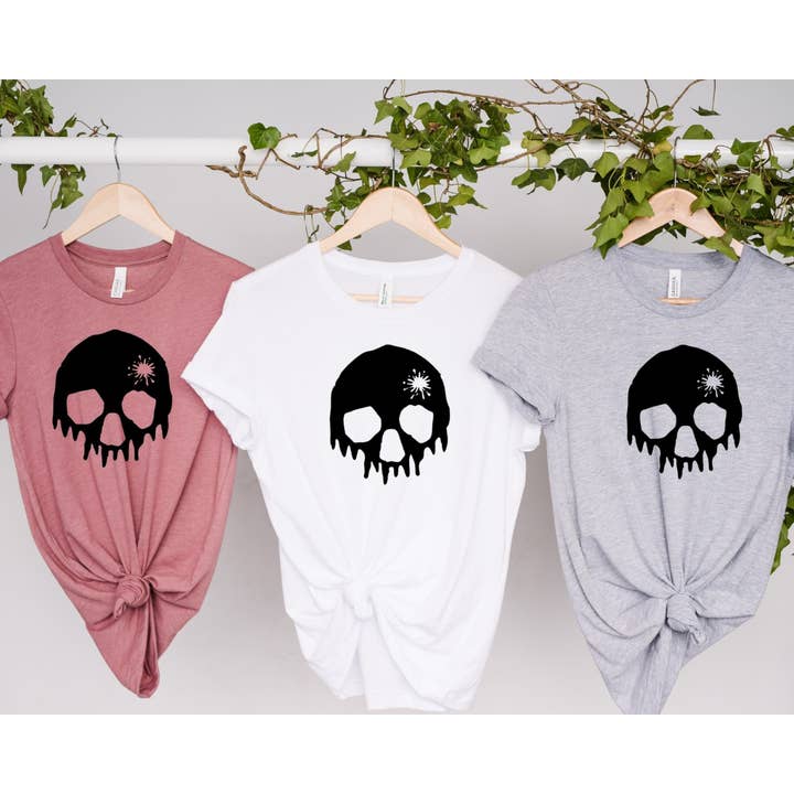 Splat Skull Tee for wholesale by Kiddin Around