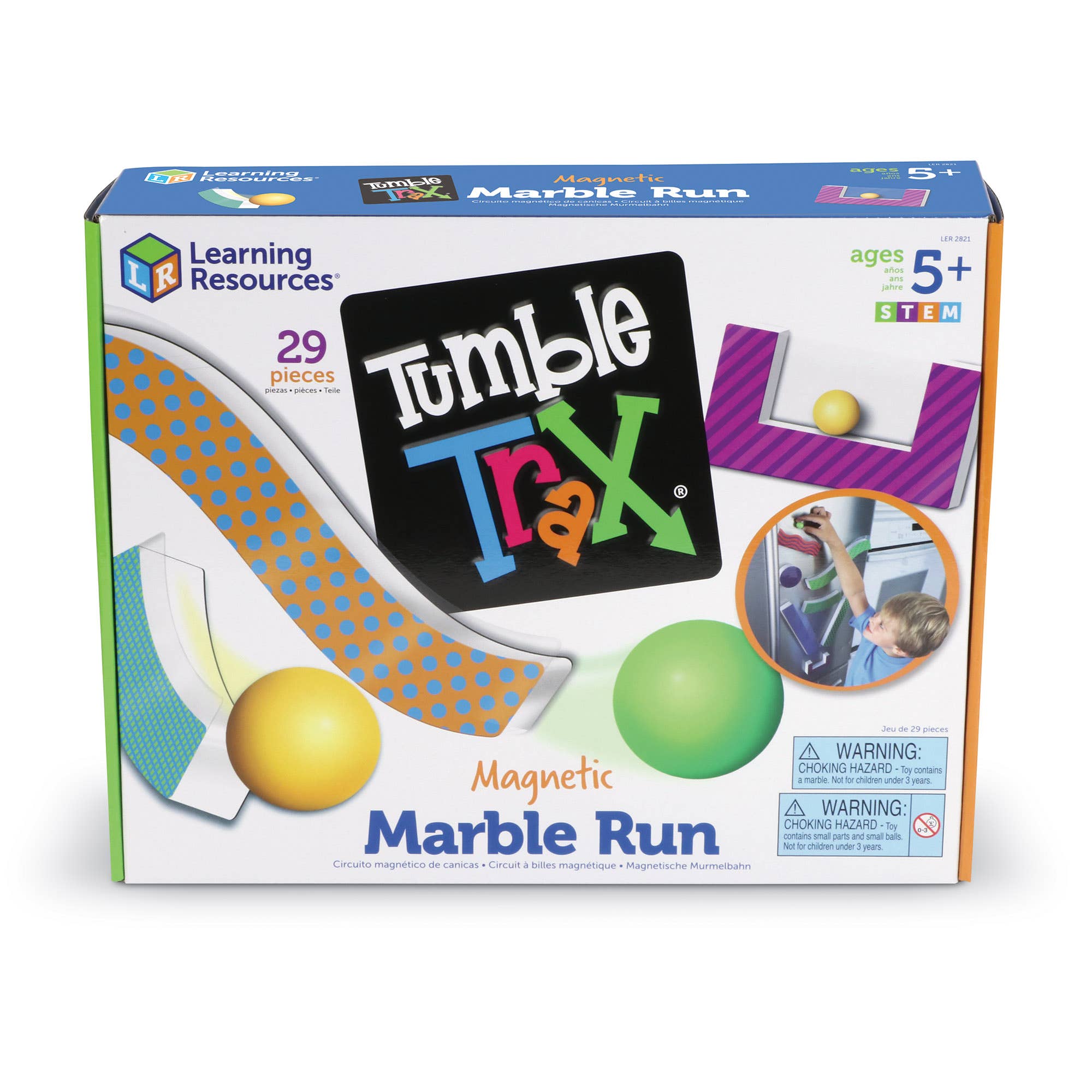 Learning Resources - Wholesale Toy Set - Kids - Tumble Trax™ Magnetic Marble Run5
