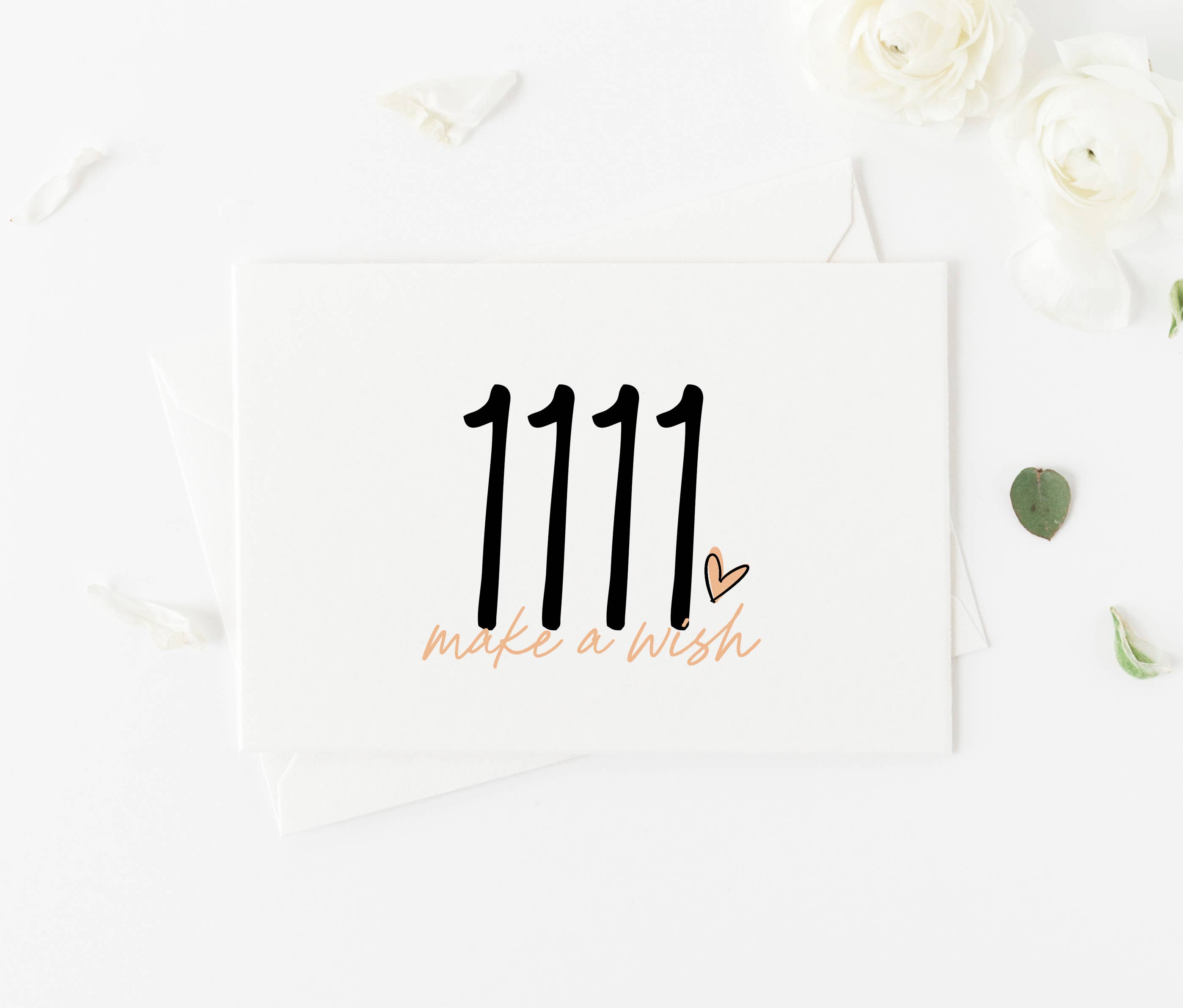 Coco Press - Wholesale Birthday card - Lucky Number 1111 Spiritual Numerology Card for Friend