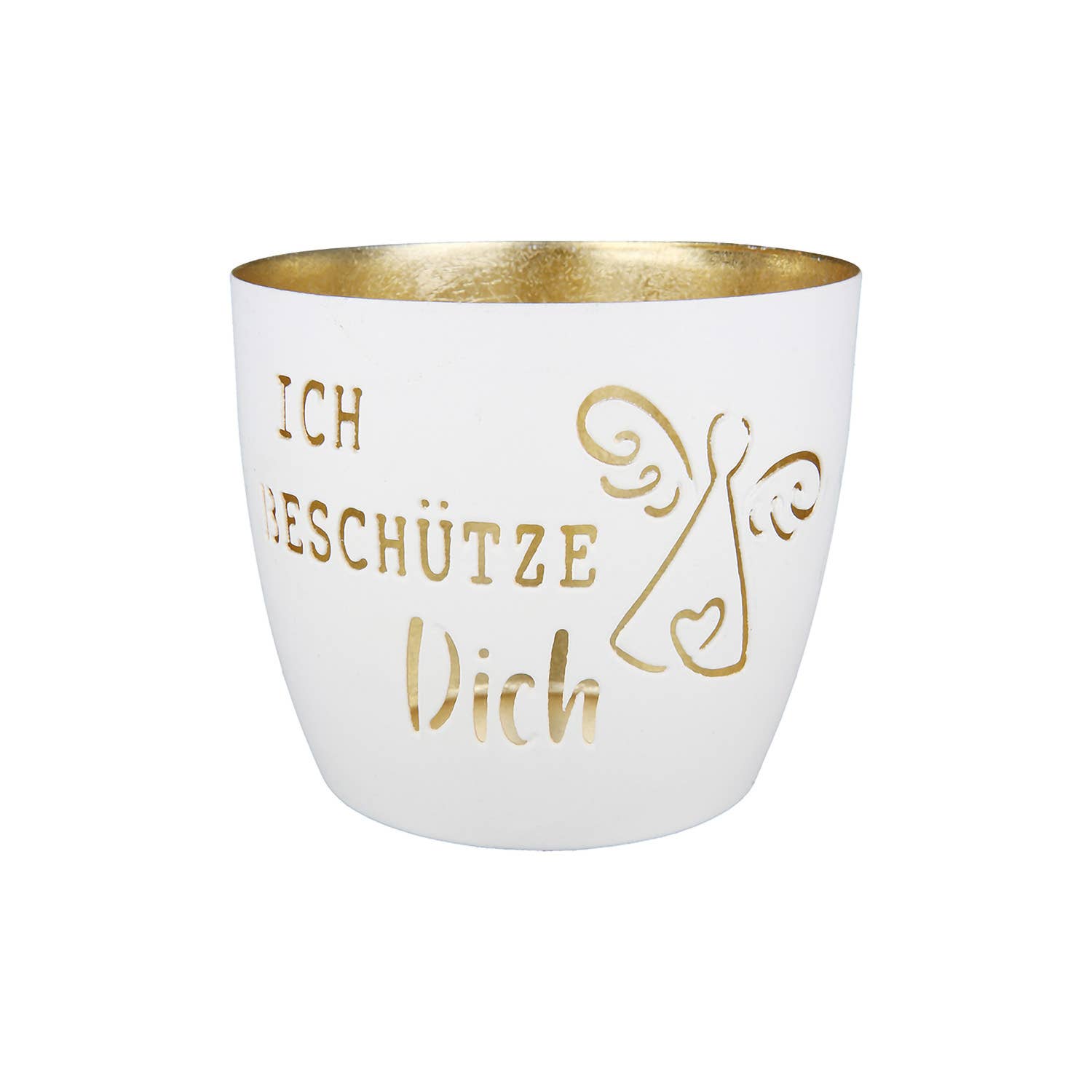 Gilde Handwerk Macrander GmbH & Co. KG – Suporte de vela por atacado – Lanterna 'Ich schütze Dich' 8,5 cm com 3 opções de cor4