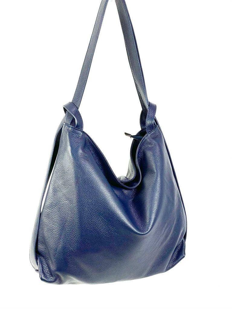 Chenson & Gorett – wholesale Shoulder bag – women's – Large Genuine Leather Hobo Bag Convertible into Backpack17