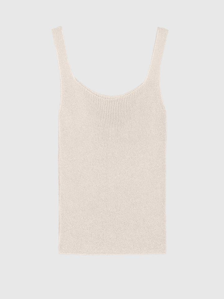 LITY TANK TOP ecru for wholesale by An'ge