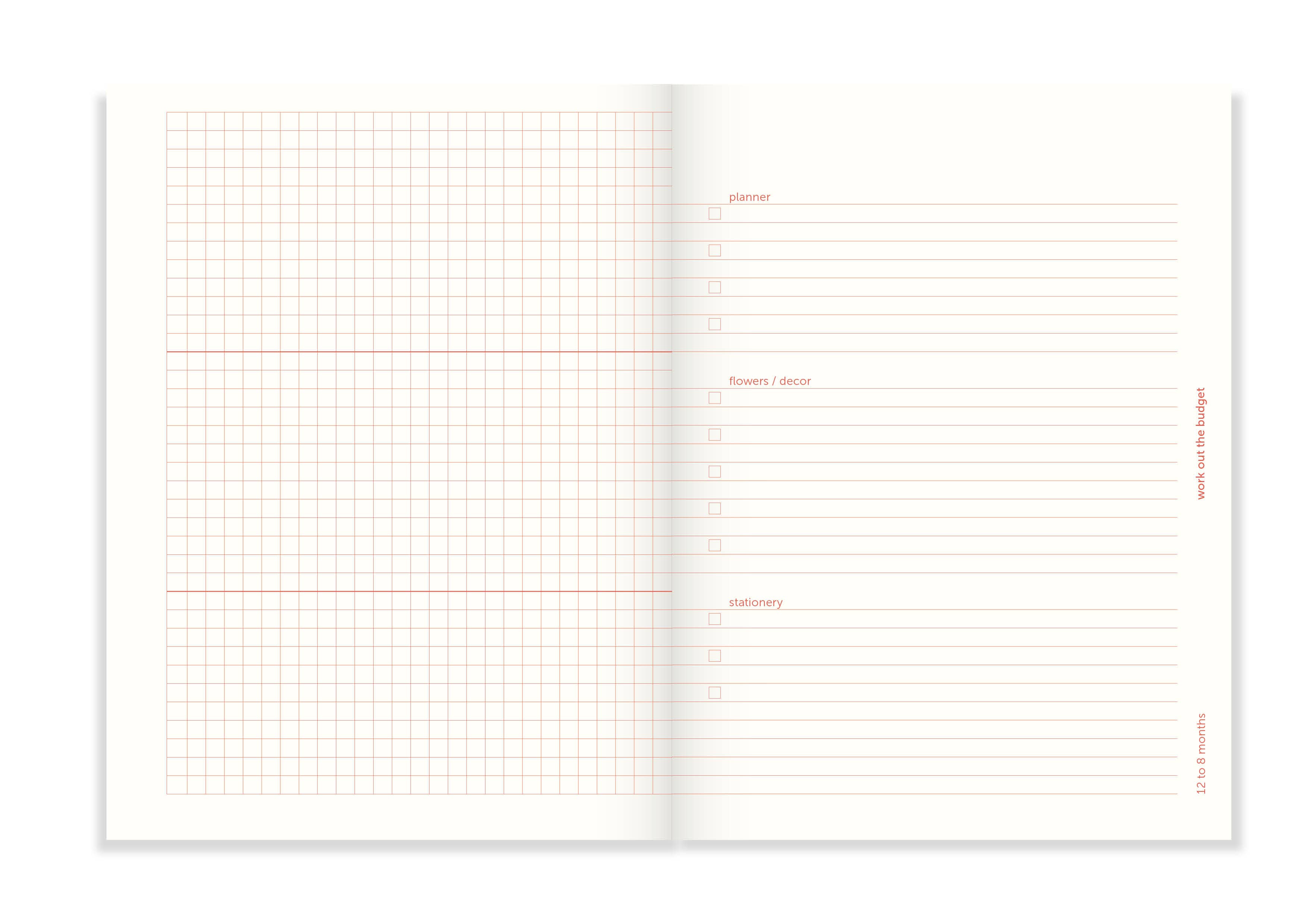 Rosa Diário de Casamento para venda a revendedores na Faire5