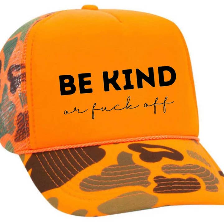 Inappropriate Trucker Hats - Wholesale Trucker Hat - Unisex - Be Kind or F*ck Off Trucker Hat17