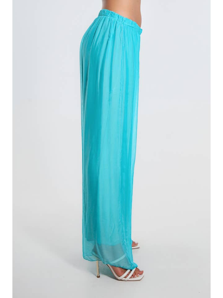 TINA Stephens Italy/Tees By Tina - Wholesale Pants - Women's - Roxy Silk Straight Leg Pant (PL212)35