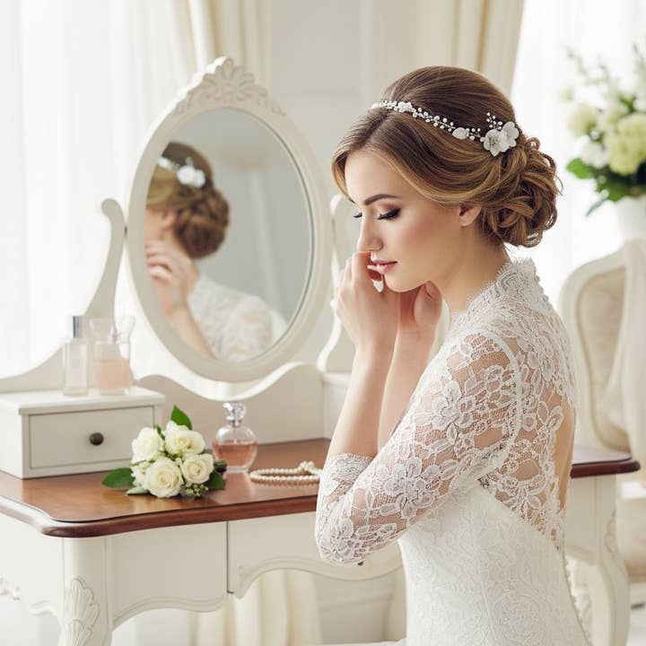 ANAIS BOHEMIAN CHIC HEADPIECE HP7- SILVER - SASSB for wholesale by Athena Bridal Jewellery