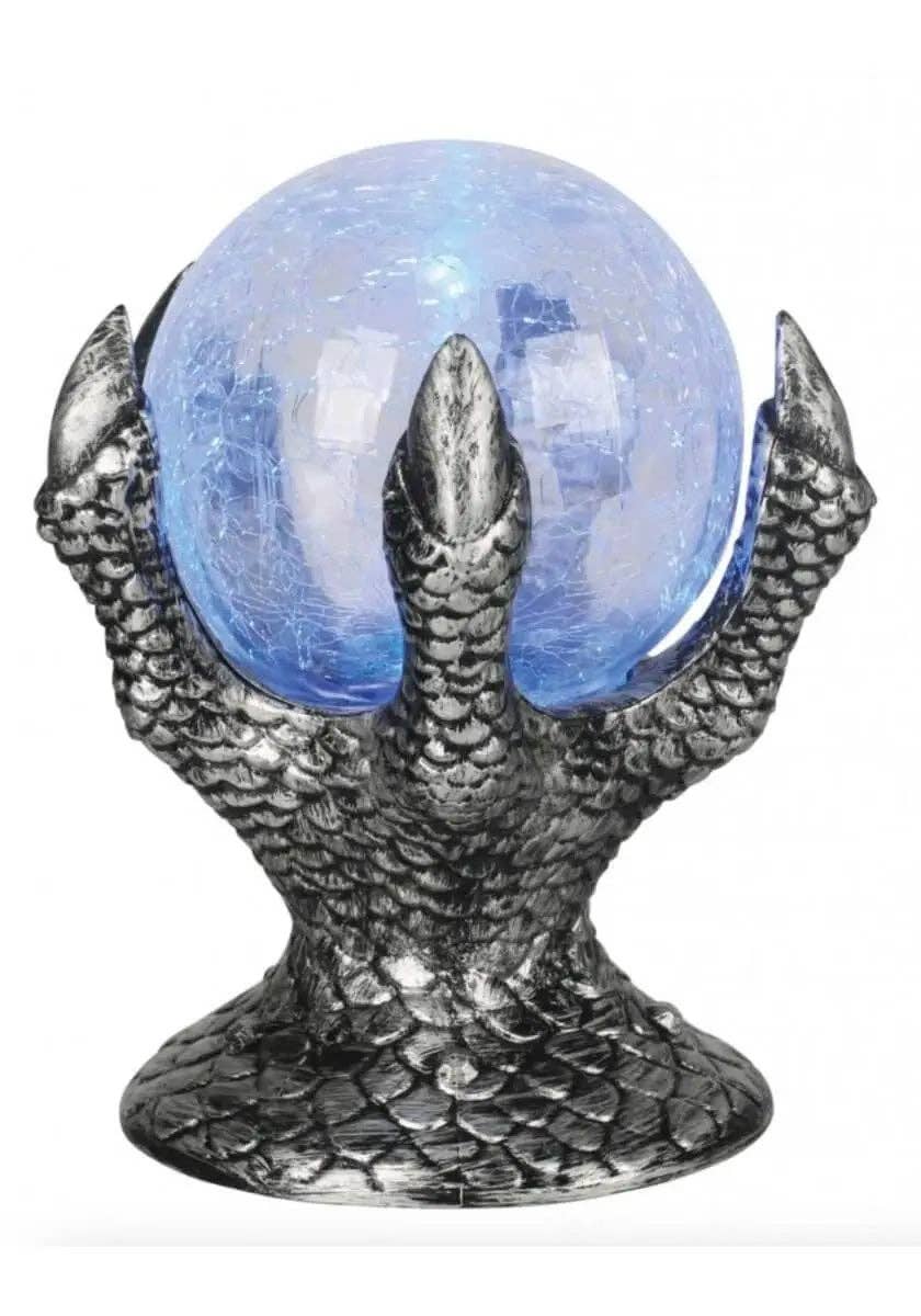 Party Expo, LLC – Objeto de mesa decorativo por atacado – Mystic Dragon Garra Crystal Ball - Light Up0