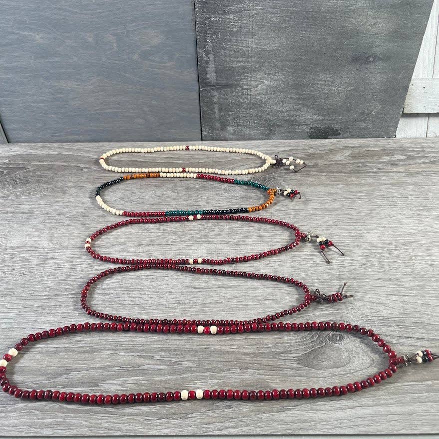 Keystone Crystals - Wholesale Beaded/Pearl Necklace - Wooden Mala Power Bead Necklace – Affordable Yoga Jewelry4