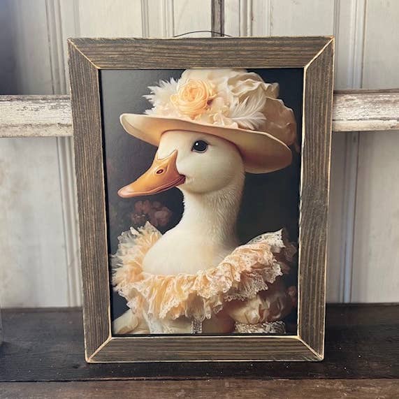 HMK564L VICTORIAN DUCK for wholesale by JanMichaels Art & Home