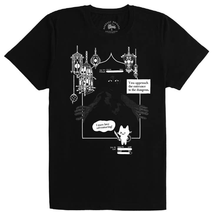 Bandage Brigade - Wholesale Screen Printed T-Shirt - Unisex - Adventure Awaits! Tee