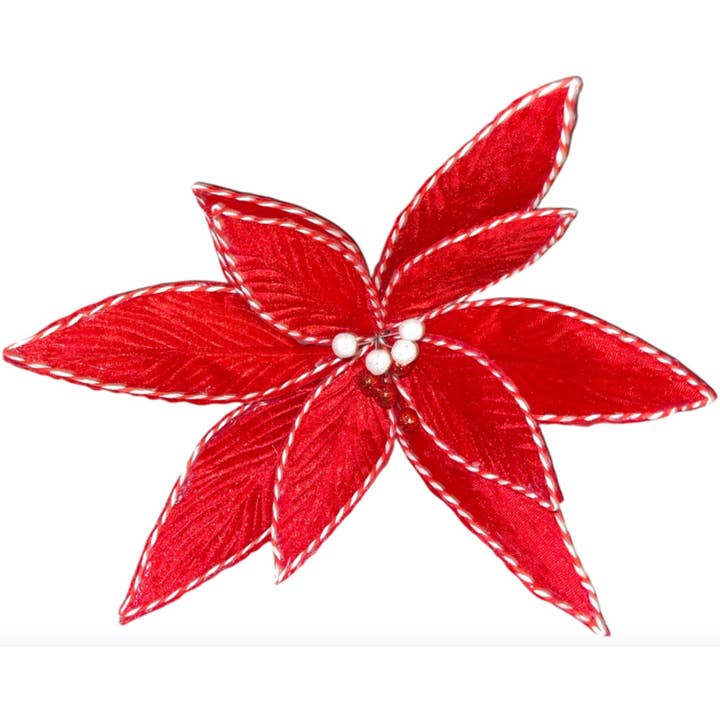 Thompson Wholesale - Wholesale Christmas Decoration - Red & White Sprays & Stems Package -- 41 Piece Set12