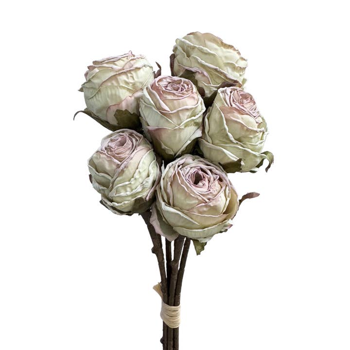 Sun Decorer - Wholesale Artificial Flowers - Artificial Rose Stems (Bunch of 6)