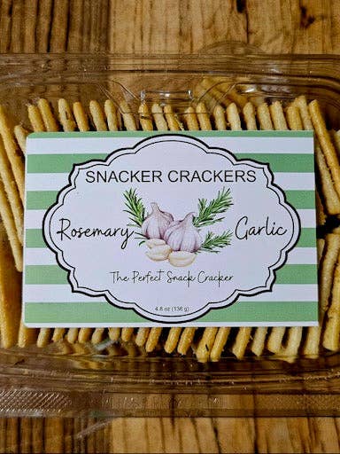 Snacker Crackers - Saltine Artisan Rosemary Garlic for wholesale by Oak Alley Farms