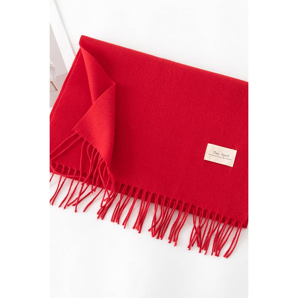 NINEXIS - Vente Écharpe – femme - CWASC1482_ÉCHARPE CHAUDE DE COULEUR UNIE À COL CHÂLE0