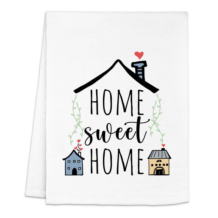 Moonlight Makers - Wholesale Tea Towel - Colorful Dish Towels - Home Sweet Home