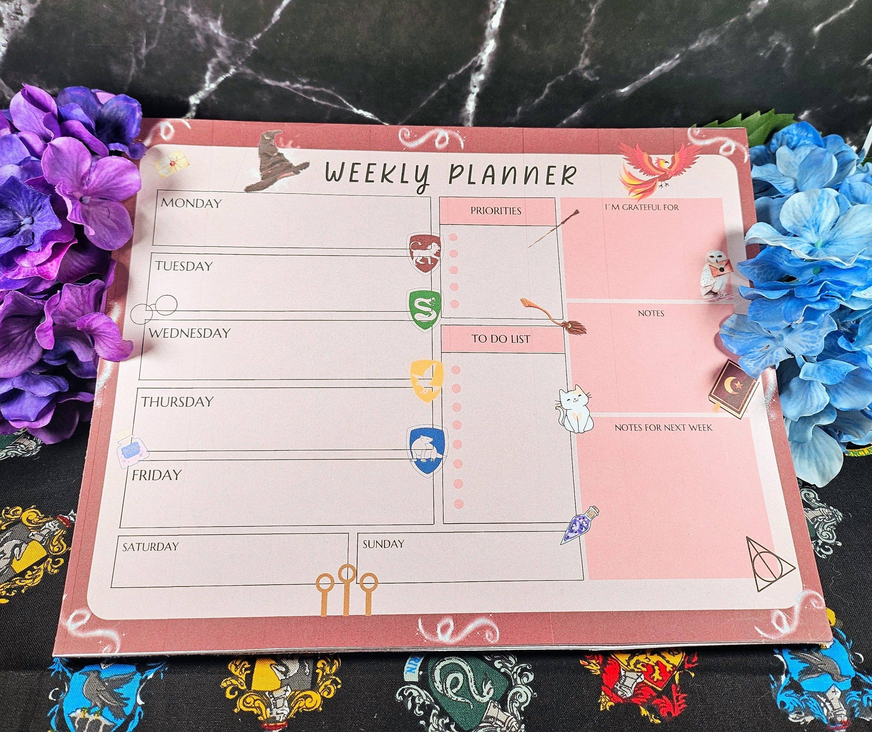 Autumnmist Boutique - Wholesale Planner - Potterverse Large Planner Notepad 8.5" x 11"1