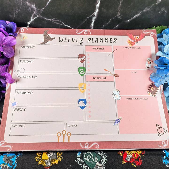 Autumnmist Boutique - Wholesale Planner - Potterverse Large Planner Notepad 8.5" x 11"1