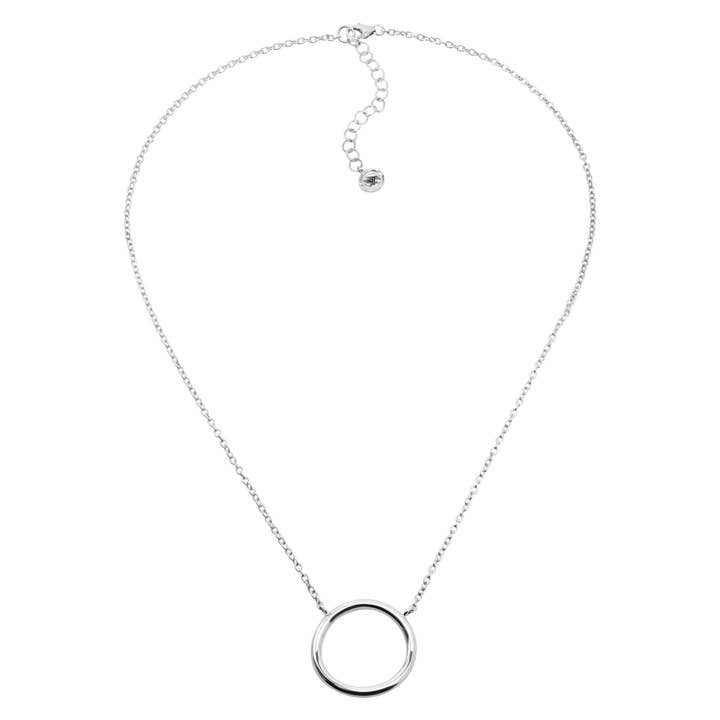 Silpada - Wholesale Pendant/Charm Necklace - Silpada’ Karma' Open Circle Necklace in Silver