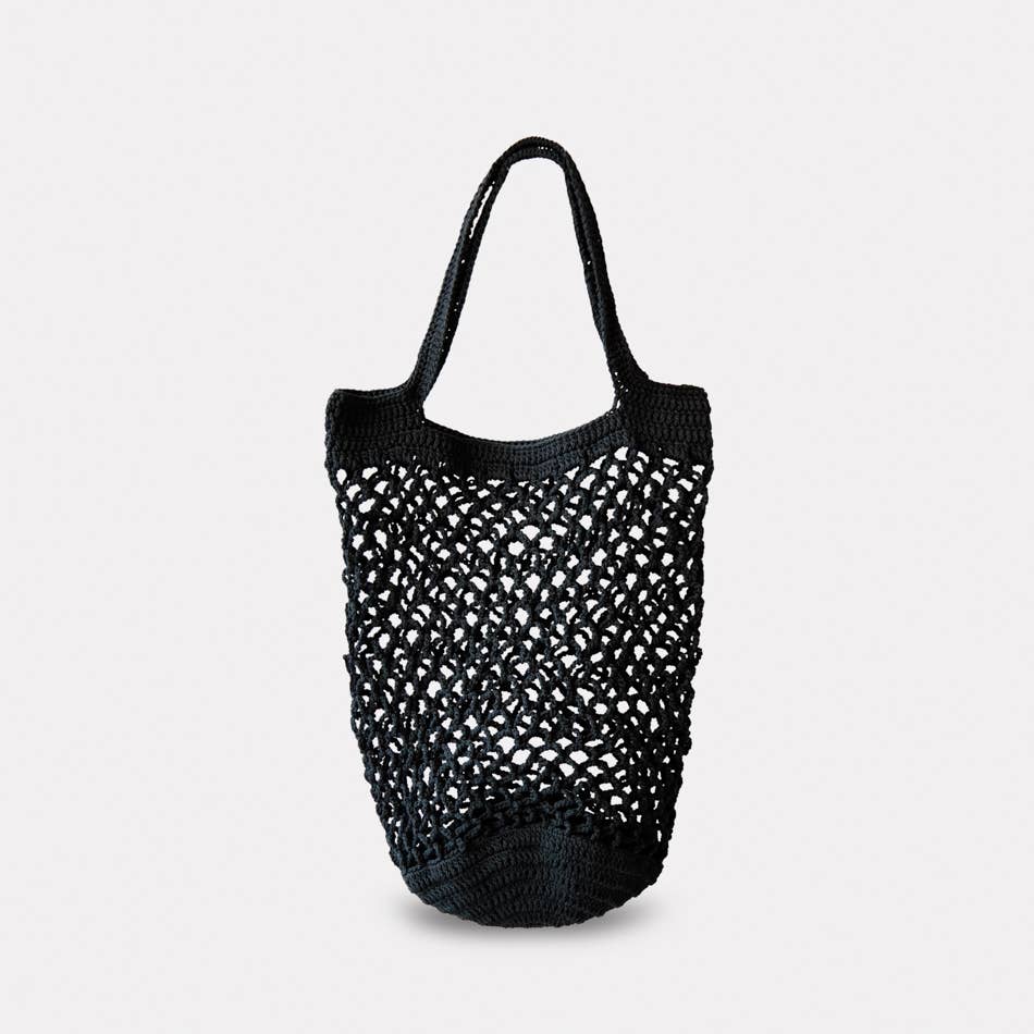 Mahe Homeware - Vendita all'ingrosso Borsa da spiaggia - Borsa in cotone elasticizzato lavorata a macramé1