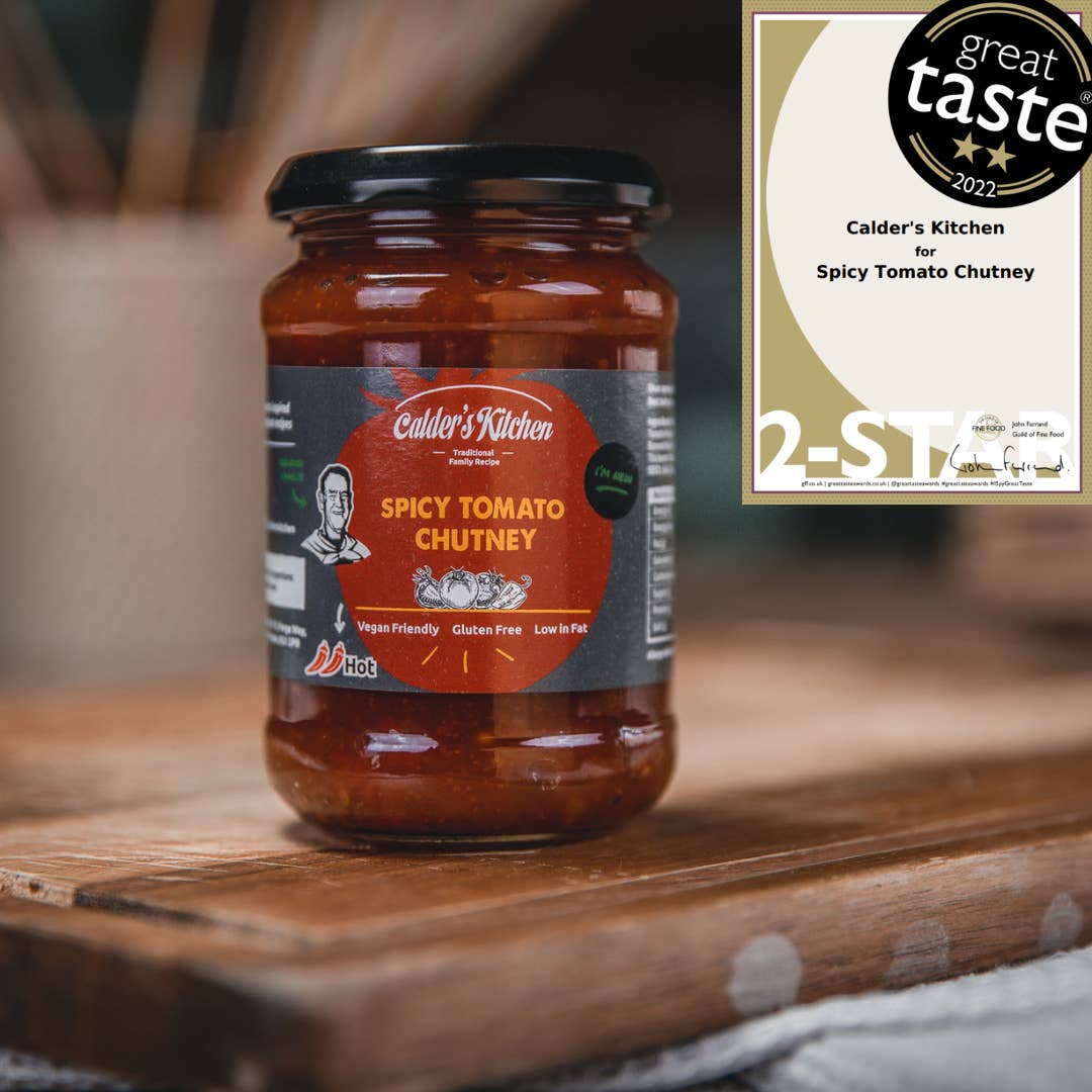 Calder's Kitchen – wholesale Chutney – Calder's Kitchen Spicy Tomato Chutney (Gluten Free, Vegan)