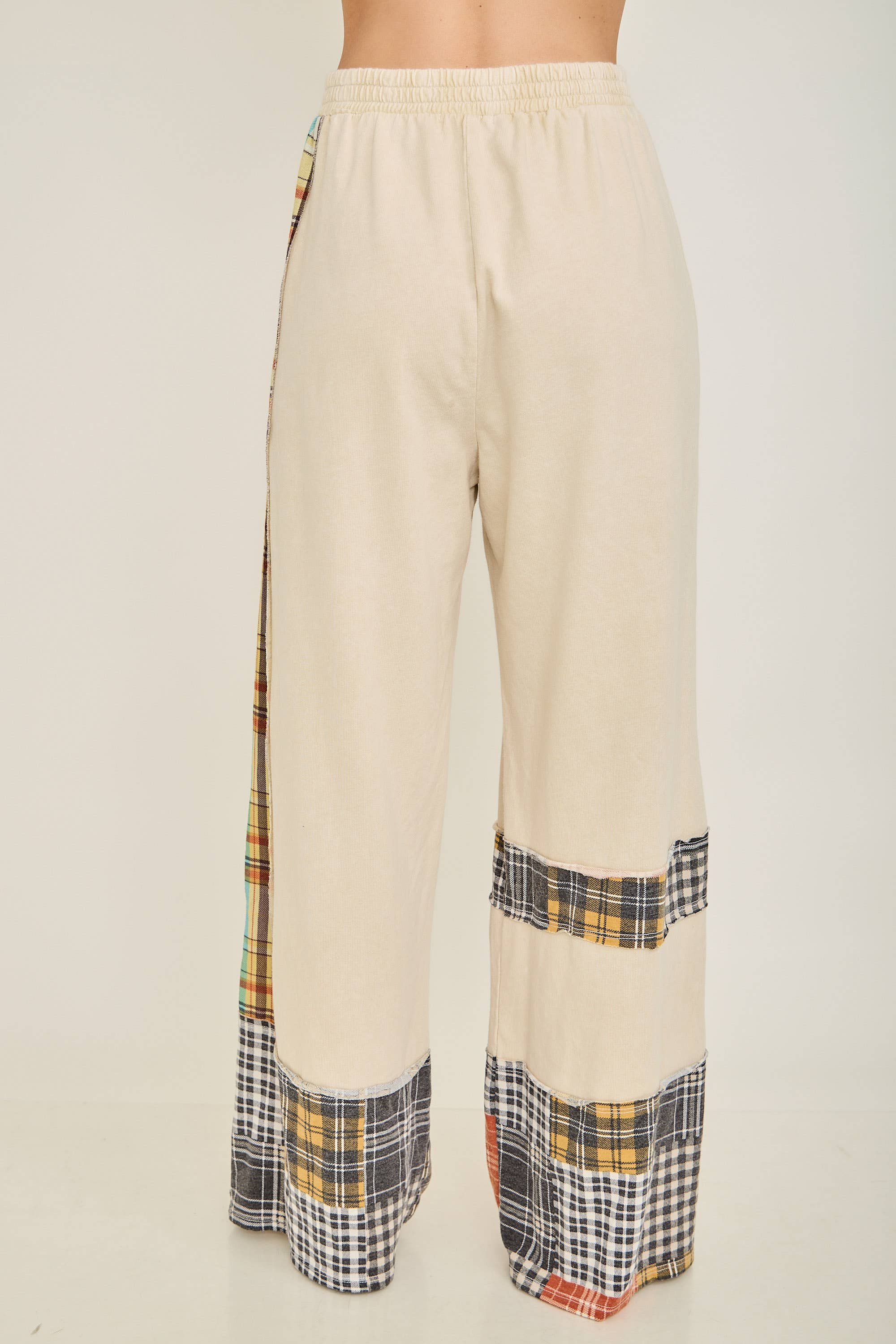 J.Her - Vente Pantalon – femme - Pantalon à carreaux délavé minéral Daisy HP67382