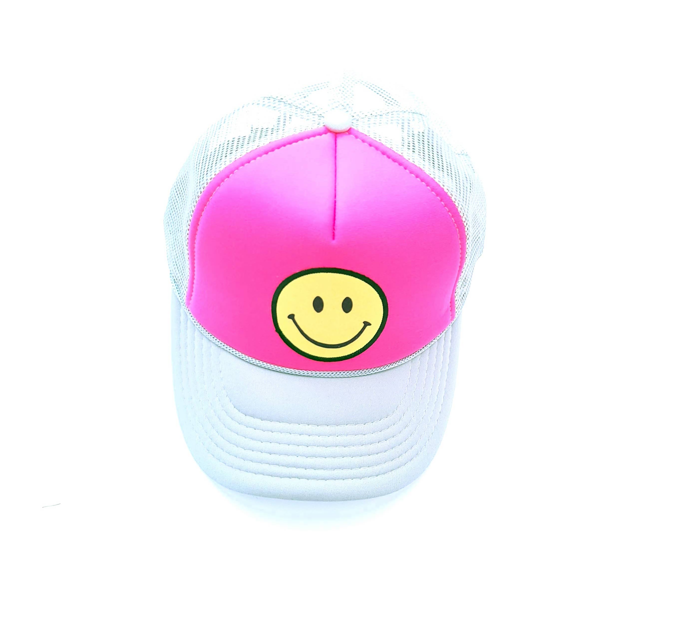 The Candy Collections - Vendita all'ingrosso Cappellino da camionista - Donna - Smiley Face Patch Vintage Trucker Hat cap unisex camo Autunno6