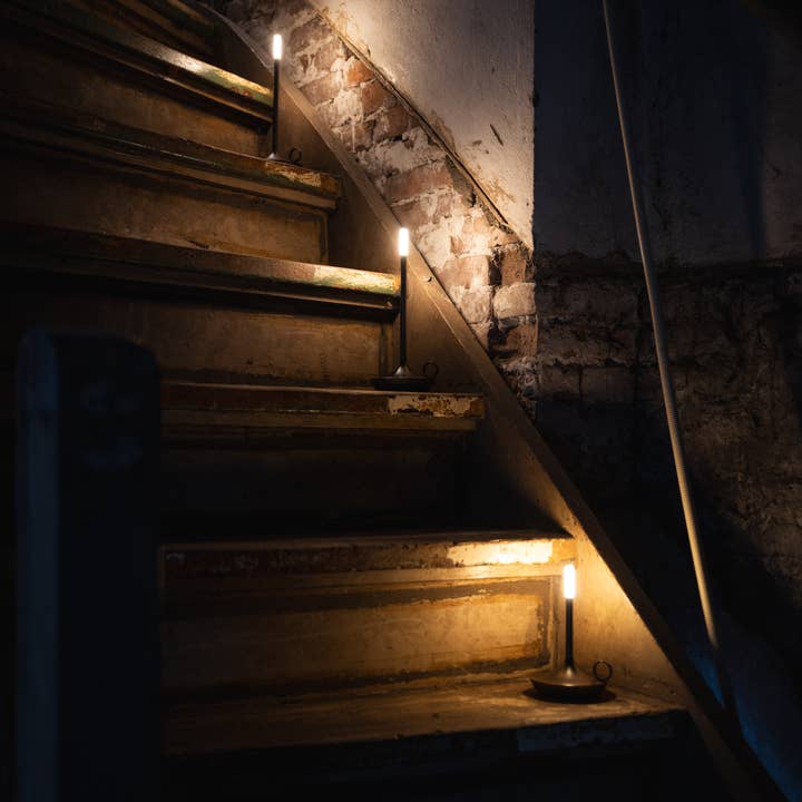 VANMOKUM - Vente Lampes d'appoint/de bureau - Lampe à bougie rechargeable portable GRAYPANTS Wick avec coffret cadeau16