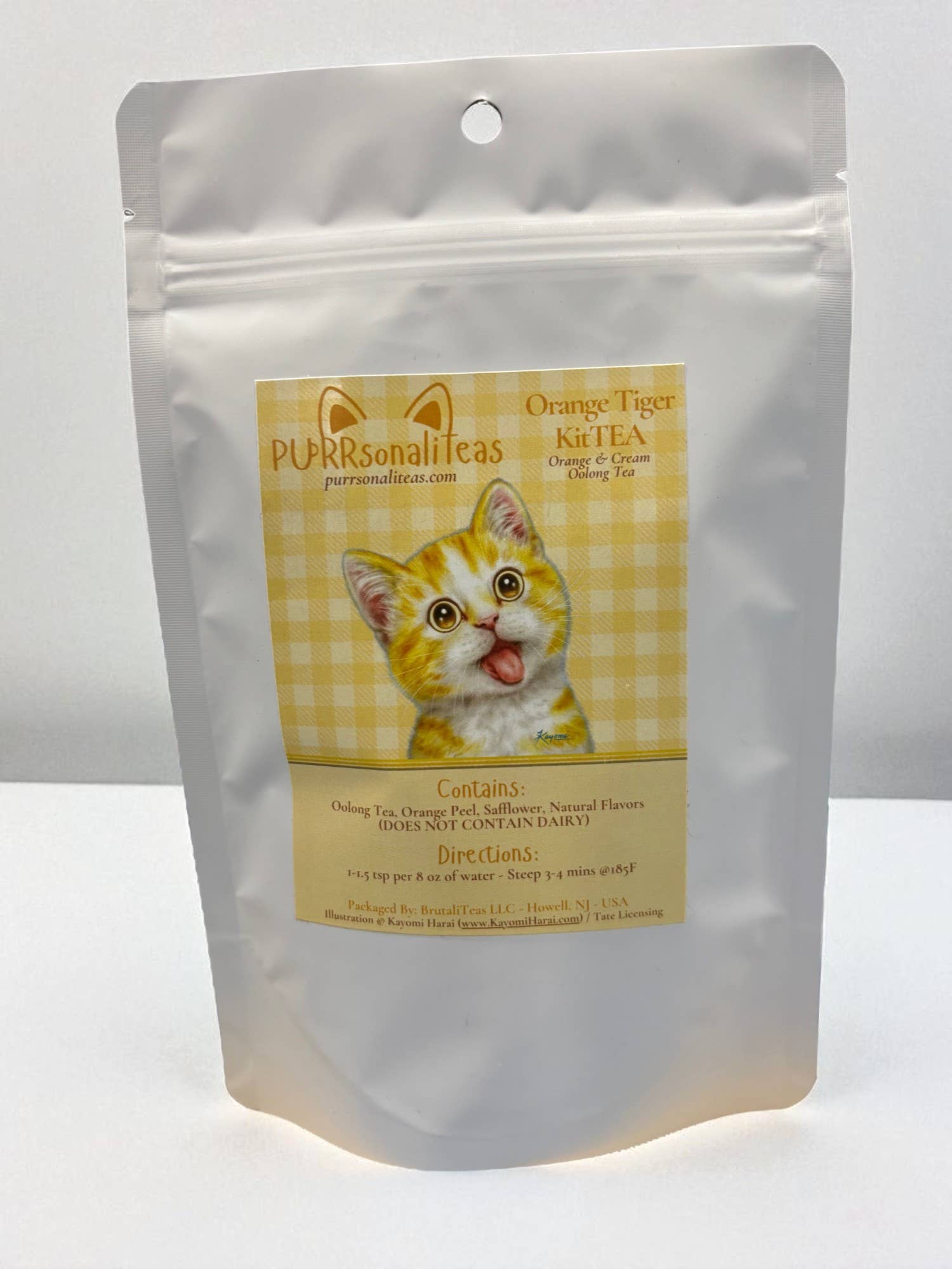 PURRsonaliTeas - Wholesale Loose Tea - Orange Tiger KitTea - Orange & Cream Oolong0