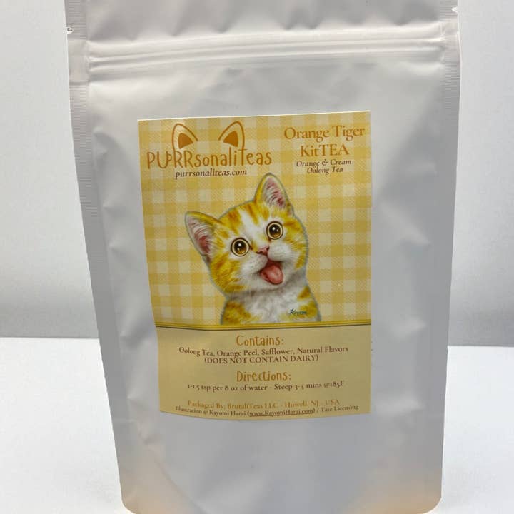 PURRsonaliTeas - Wholesale Loose Tea - Orange Tiger KitTea - Orange & Cream Oolong0