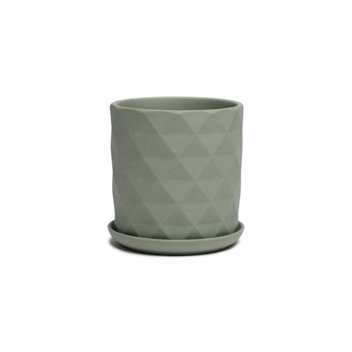Chive - Wholesale Plant Pot - Virago Planter Pots With Drainage Hole 5 Inch Pot And Saucer50