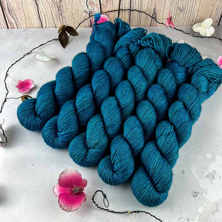 Orchidean Luxury Yarns - Wholesale Yarn - Mulberino 4ply Merino Silk and Yak yarn dyed to order18