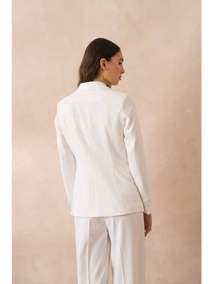 Attentif Paris – wholesale Kostymjacka – Dam – Heather figursydd kavaj för dam67