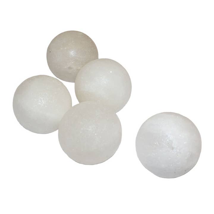 White Salt Deodorant Ball for wholesale by Crystal Magick Wholesale Ltd