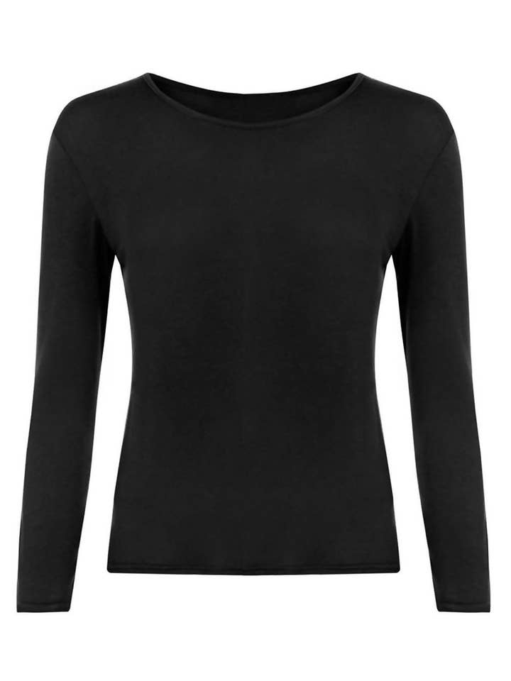 Multi Colored PLAIN VISCOSE LONG SLEEVES TOPS for wholesale on Faire4