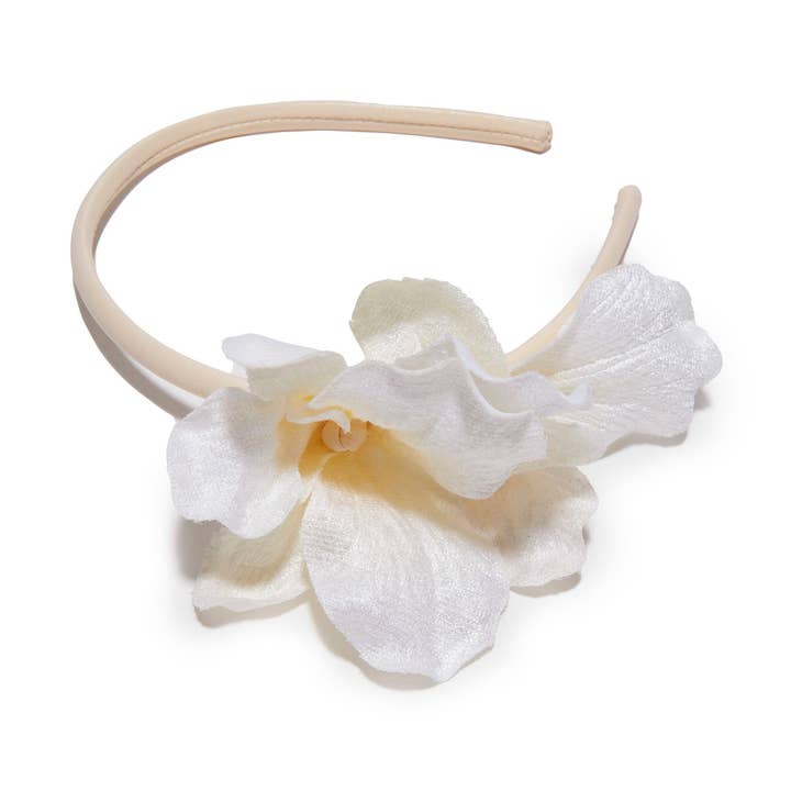 IVORY BLAIR ORCHID HEADBAND for wholesale by Lele Sadoughi
