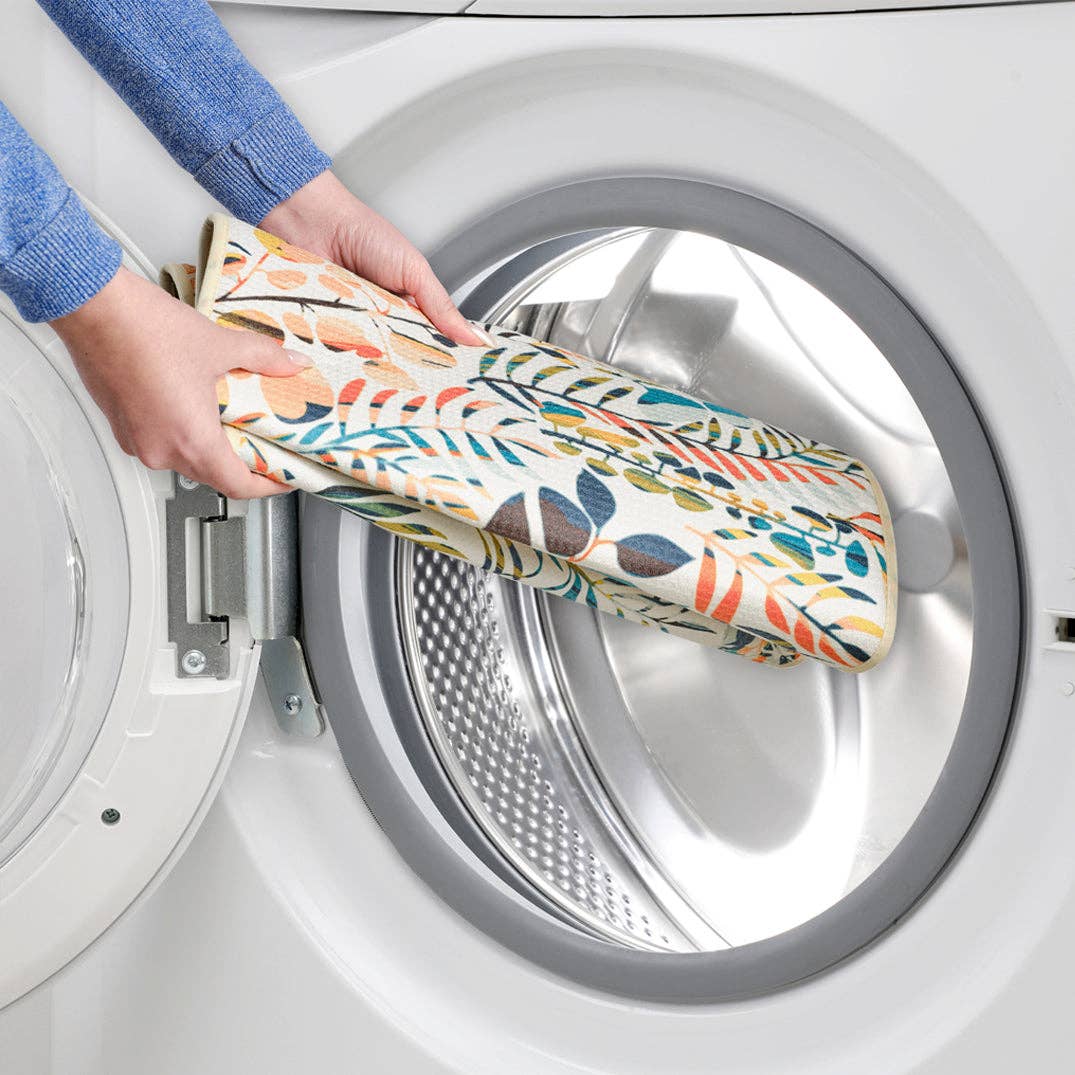 WerkShoppe - Wholesale Dish Drying Mat/Rack - Colorful Leaves Microfiber Dish Drying Mats, Eco Friendly3