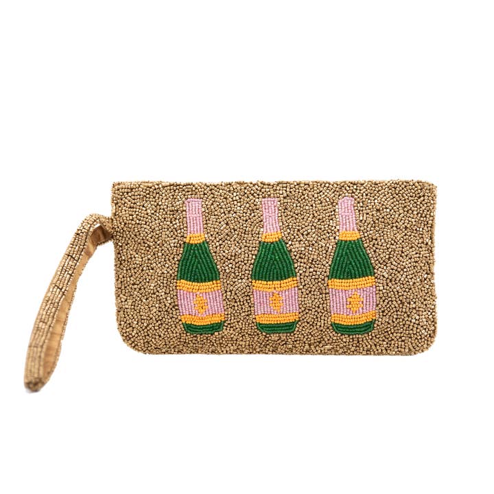 Cpw 3 Champagneflessen - Goud voor wholesale door Tiana Designs