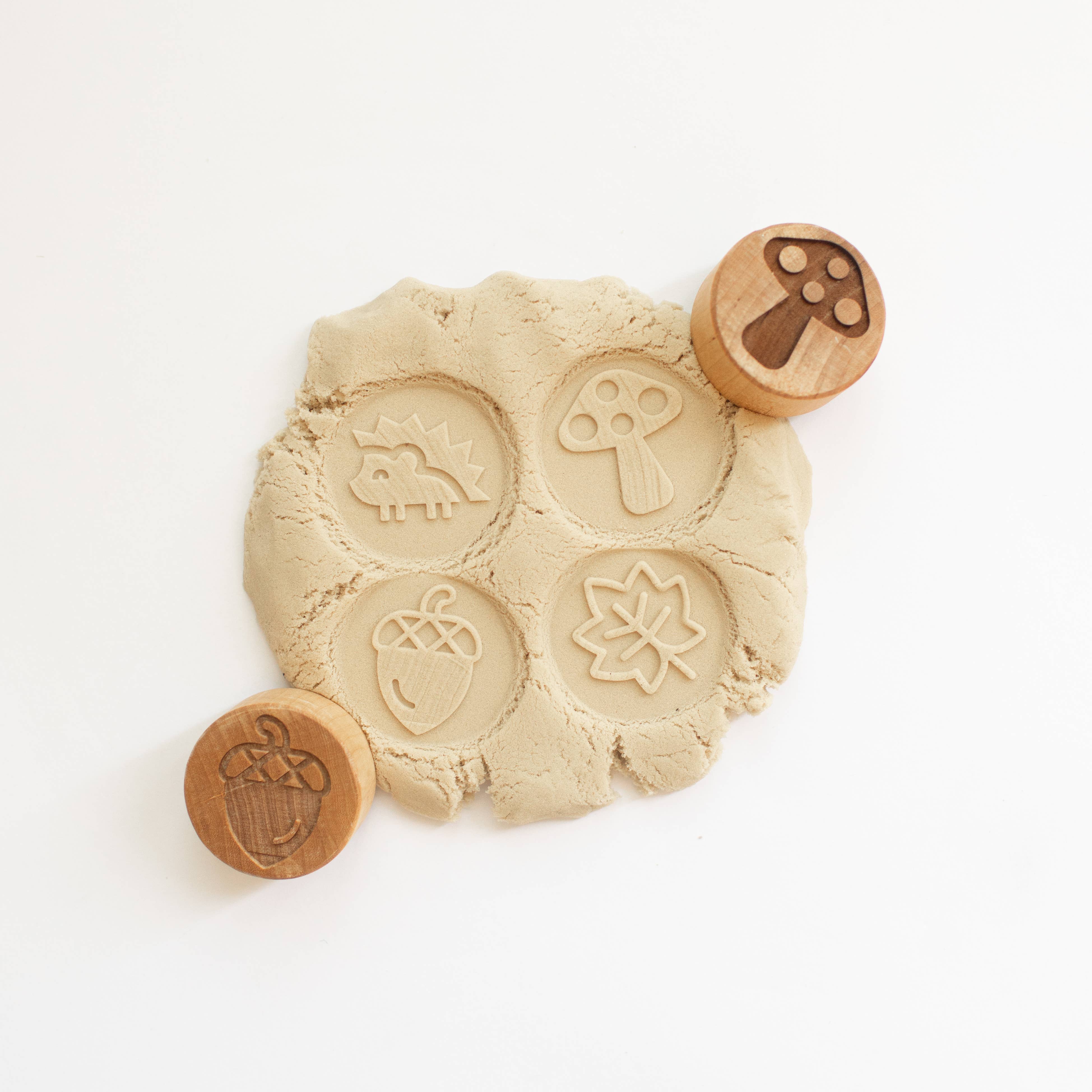 Studio de Rijk - Wholesale Rubber/Decorative Stamp - Kids & Baby - Wooden Stamp Set - Autumn