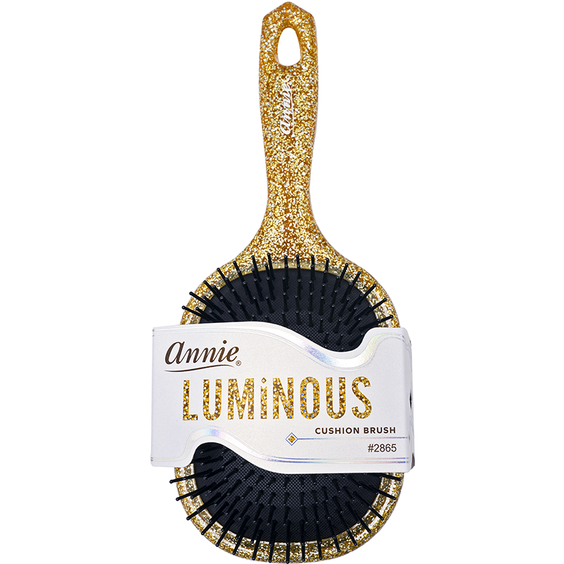 Annie International, Inc. - Wholesale Hair Brush/Comb - Annie Luminous Paddle Brush Jumbo Assorted Colors1